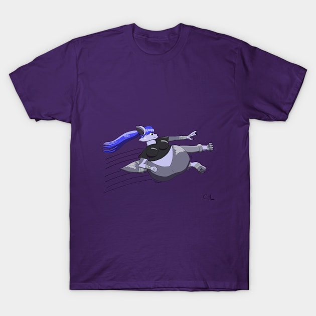 Flying Kick T-Shirt by Cyborg-Lucario